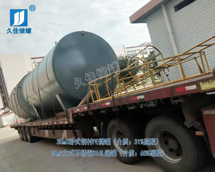 江西30立方鹽酸儲罐和26立方硝酸儲罐廠家哪家好？