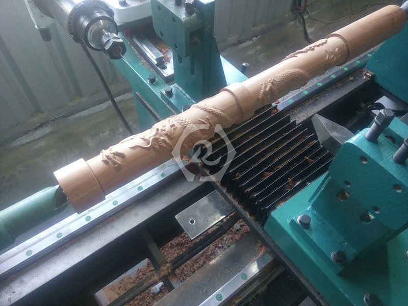 多功能單軸數(shù)控木工車床加工圖